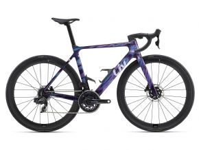 Giant Liv Enviliv Advanced Pro Axs Womens Road Bike  2023 - Fully wrapped and aero-dynamic Bronx offers full coverage and durable comfort